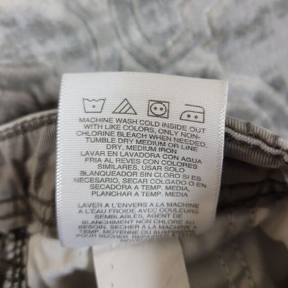 Lee Shorts Mens 34 Gray Cargo Utility Outdoors Hiking Baggy Skate 10" inseam - Picture 5 of 9